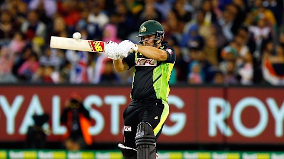 Out as captain: Aaron Finch.
