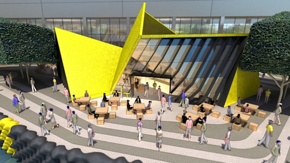 ARM's proposed Elizabeth Quay in Perth has clear echoes of Melbourne's <i>Vault</i>.