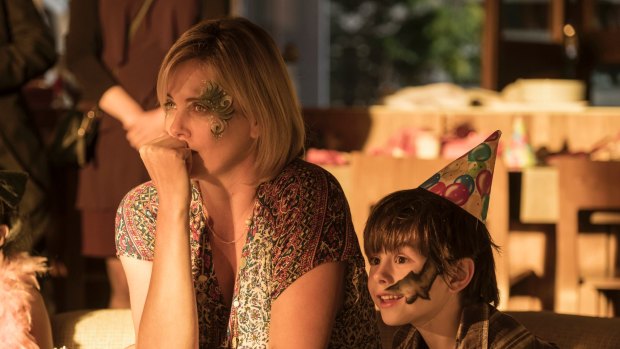  Charlize Theron as Marlo and Asher Miles Fallica as Jonah star in Jason Reitman's TULLY