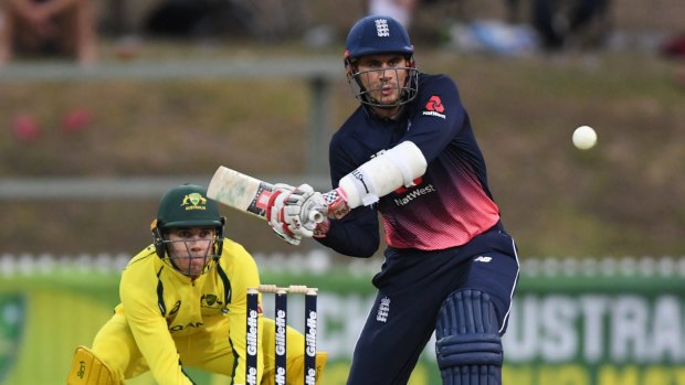 Big hit: England will bat far down the order in the first ODI.