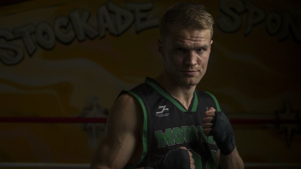 Canberra boxer Dave Toussaint ready for his fight on Saturday night.