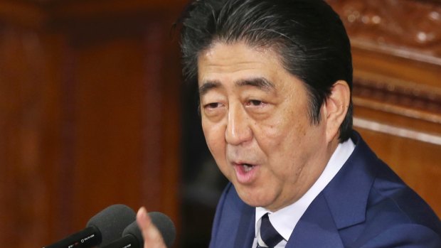 Japanese Prime Minister Shinzo Abe is looking to shore up the US-Japan alliance.