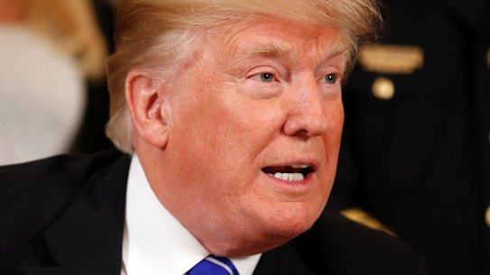 US President Donald Trump acted like a heartless and dull-witted thug in sending out a series of tweets.