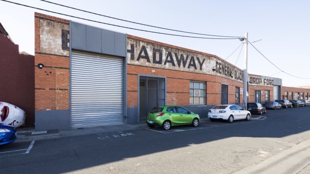 This Richmond warehouse sold for $355,000 above reserve. 