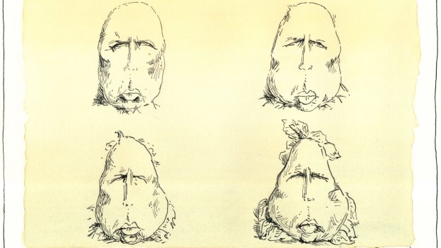 King Pierre Dutton. Illustration: Matt Golding (with apologies to Honoré Daumier).