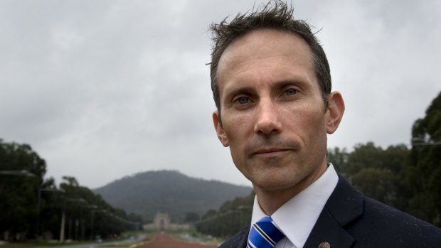 Angry: Andrew Leigh says the federal government is  "fixated" on attacking Canberra.
