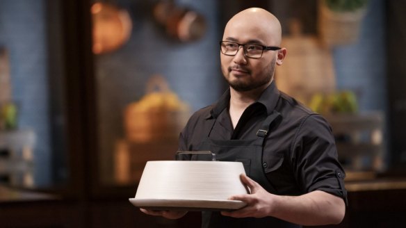 "If you need help, read the recipe" jokes guest chef Khanh.