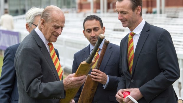 Prince Philip, very much alive, at Lord's Cricket Ground in London on Wednesday.