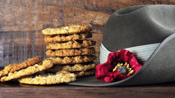 The iconic Anzac biscuit. 