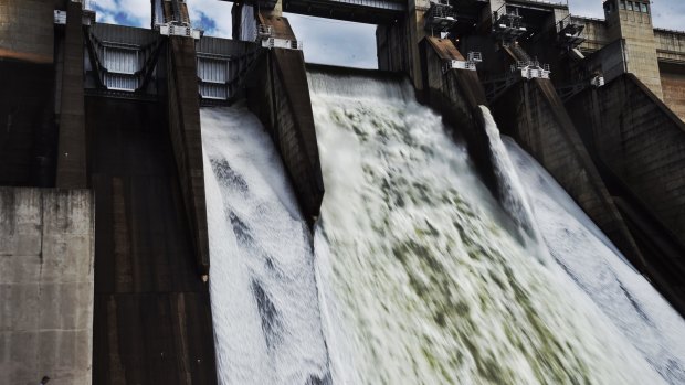 Warragamba Dam, Sydney's main catchment, last spilled over in August 2015 - and may again on Monday.