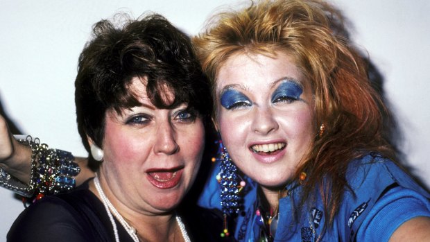 Cyndi Lauper and her mother, Catrine, in 1984, a year after the release of <i>Girls Just Wanna Have Fun</i>. 