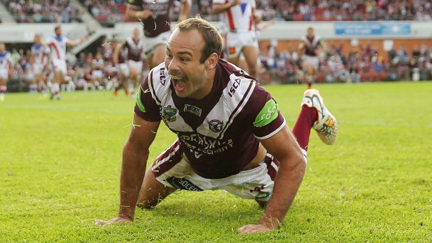 Staying at Brookvale?: Manly have opened up contract talks with star fullback Brett Stewart.