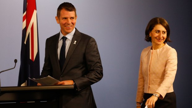 NSW Premier Mike Baird and Treasurer Gladys Berejiklian.