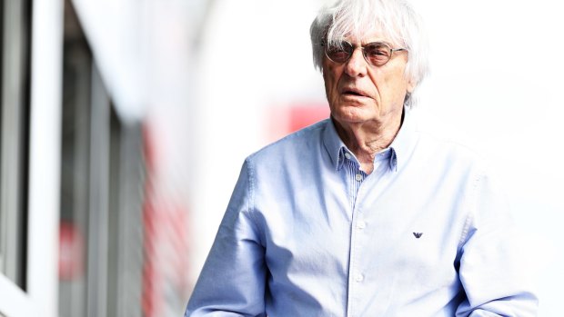 Formula 1 supremo Bernie Ecclestone.