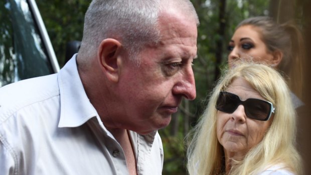 Mark and Faye Leveson as the search began last Friday. 