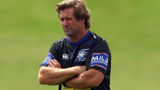 Speaking up: Des Hasler is unhappy with scheduling for State of Origin.