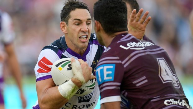 Not yet: Mal Meninga says Billy Slater won't be picked for the Anzac Test.