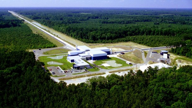 The LIGO gravitational-wave detector in Livingston, Louisiana.