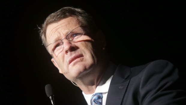 Grant O'Brien was Woolworths CEO in late 2014.