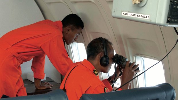Indonesian Air Force search for MH370
