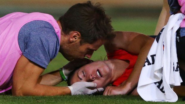 Pearce's Melbourne teammate Meg Downie was concussed against the Magpies.