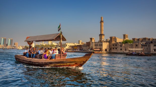 Boats on Bay Creek, Deira. 