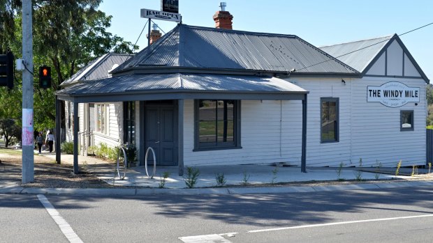 The Windy Mile hotel in Diamond Creek where a brawl erupted on April 16 last year. 