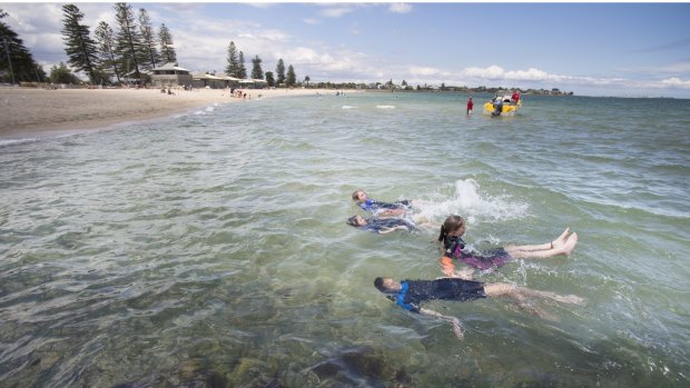Elwood beach recorded more than 10 times the acceptable concentration of bacteria after the recent heavy rain.
