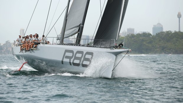 Big chance: Rambler is one of the strong contenders for line honours in this year's Sydney to Hobart yacht race.