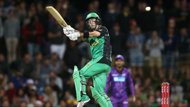Big show: Glenn Maxwell swings and delivers.