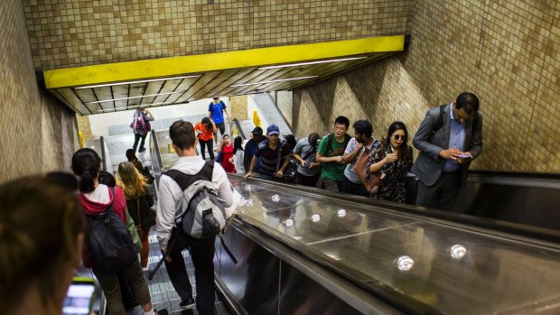 The platforms on the Eastern Suburbs line at Redfern station ranked second highest in terms of fire risk.