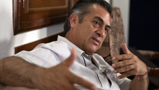 Jaime "El Bronco" Rodriguez is standing as an independent candidate for governor of Nuevo Leon.