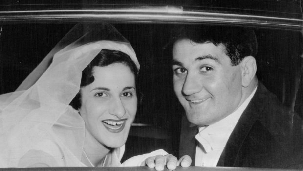 Just married: Marie Bashir to Nicholas Shehadie on February 23, 1957. 