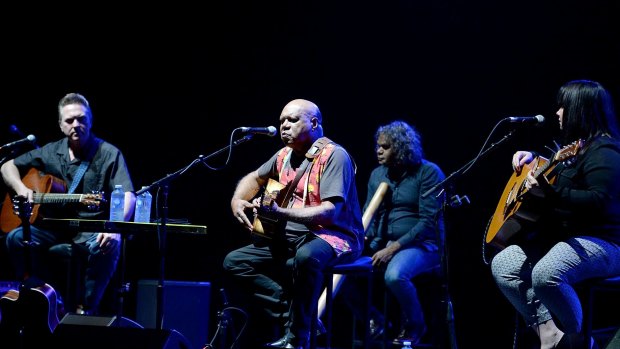 Archie Roach provided the support.