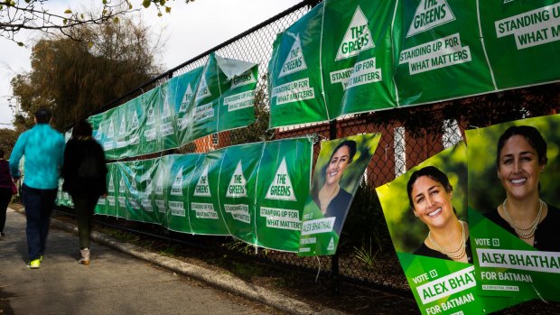 The Greens vote took over Northcote over five elections, but stopped short of Bell Street.