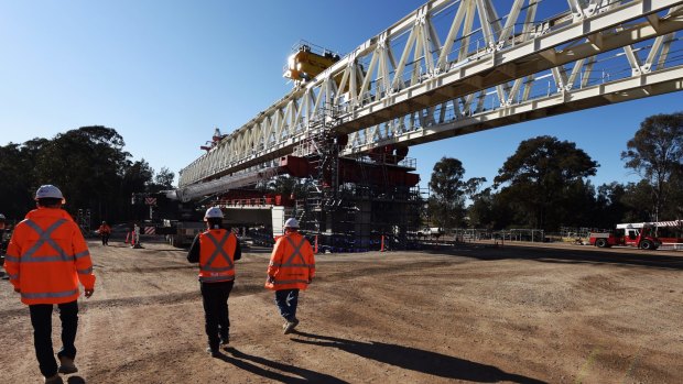 The Skytrain contract should be built by 2017, and the $8.3b rail line finished by 2019.