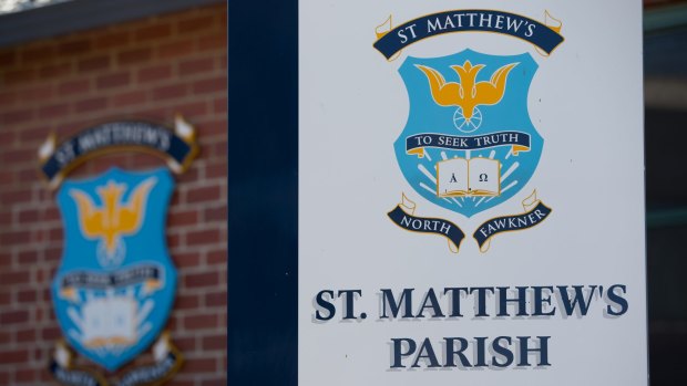 Police are appealing for witnesses to the stabbing at St Matthew's, which has a nearby primary school.