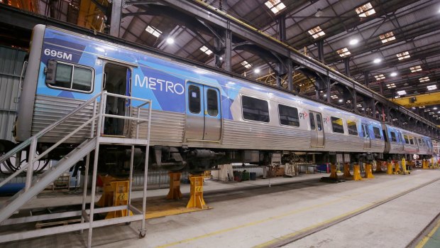 The government's $2 billion package will see 65 new, high-capacity trains built in Melbourne's west.