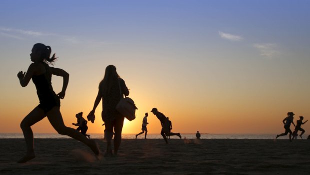 Sunrise at Coogee Beach.

