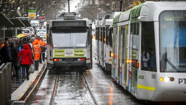 Passenger numbers on Melbourne's trams have soared.