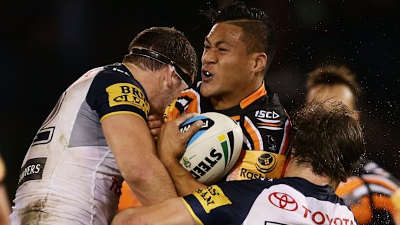 Glimmer of hope: Tim Simona still faces at least two to four years out of the game.