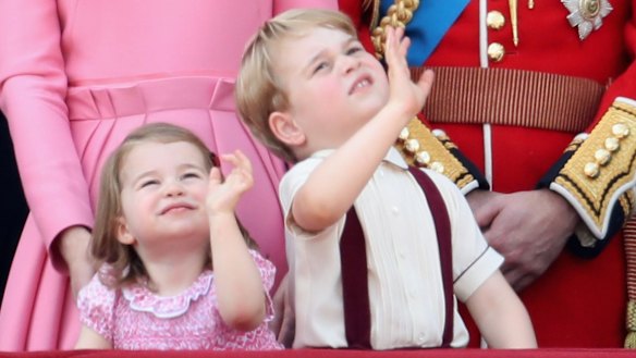 Prince George steals show at Trooping the Colour parade for Queen's ...