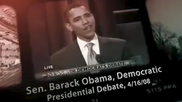 President Barack Obama's skin looks different in Republican ads