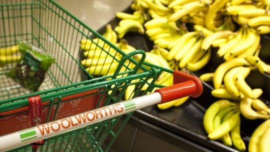 Woolworths said total group sales were up 4.4 per cent to $13.8 billion in the 13 weeks to April 2.