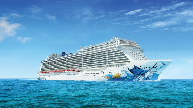 The Norwegian Escape: Launching in Vovember 2015, the first of NCL's new Breakaway Plus class of ships, Escape will be the biggest in the fleet and has supersized many popular attractions from Breakaway and Getaway. 