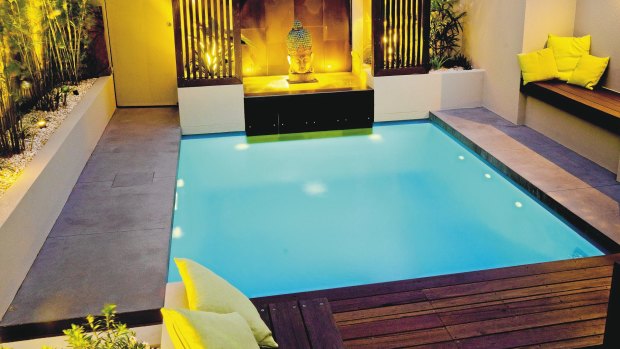 The exotic platinum plunge from Leisure Pools.