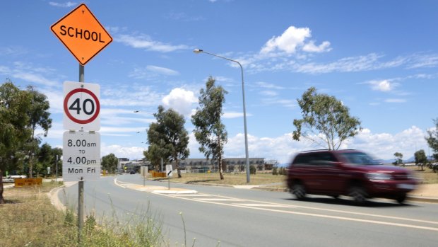More than 400 drivers were caught speeding in Canberra school zones this year.