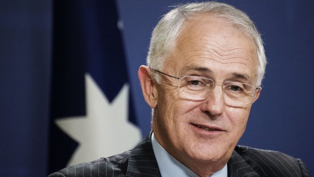 Malcolm Turnbull speaks to the media in Sydney on Tuesday.