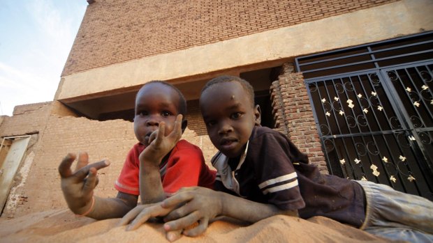 Stranded: poverty, hunger and war have prevented many children in South Sudan from attending school.