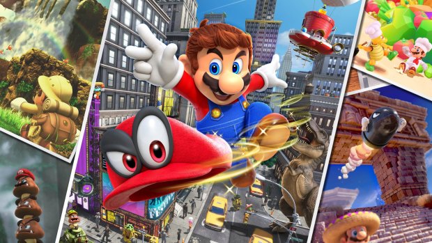 The globe-trotting Super Mario Odyssey was Nintendo's best-selling title during the period.